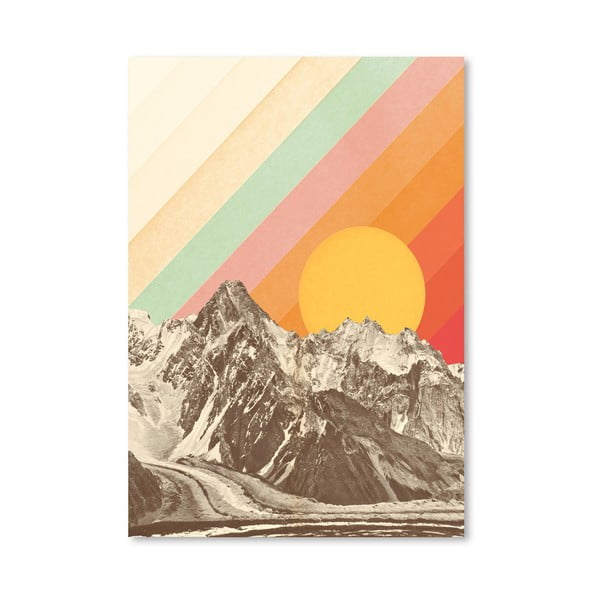 Plakat Americanflat Mountains, 42x30 cm