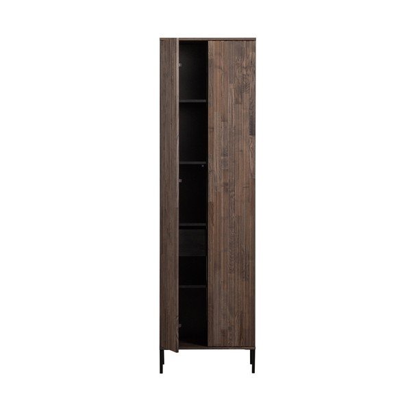 Brązowa szafka w dekorze jesionu 60x210x42 cm Gravure – WOOOD-image-4