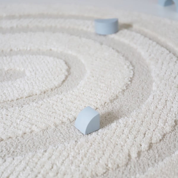 Kremowy dywan dziecięcy ø120 cm Rainbow Dream S – Nattiot-image-4