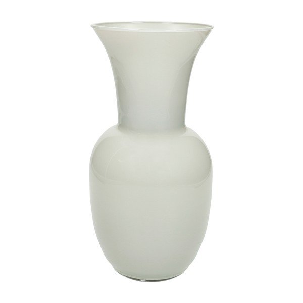 Kremowy szklany wazon (wysokość 26 cm) – Brandani