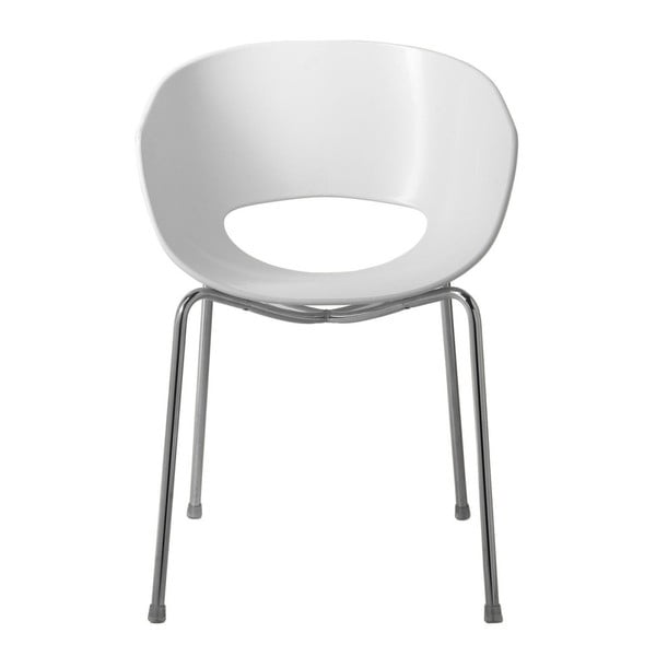 Białe krzesło Kare Design Eggshell 