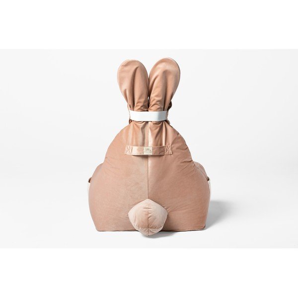 Jasnoróżowy dziecięcy worek do siedzenia Funny Bunny – The Brooklyn Kids-image-4
