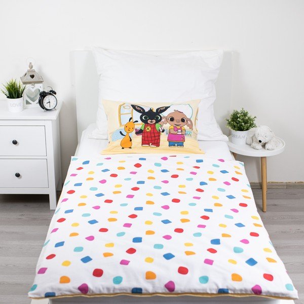 Bawełniana pościel dziecięca do łóżeczka 100x135 cm Králíček Bing Playroom – Jerry Fabrics-image-2