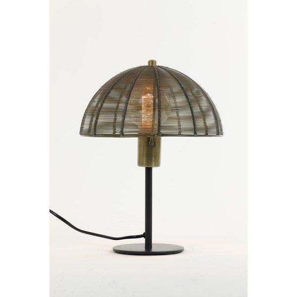 Lampa stołowa w kolorze brązu (wysokość 33 cm) Klobu – Light & Living-image-2