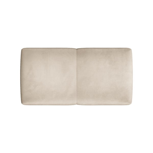 Beżowe aksamitne oparcie do sofy modułowej Rome Velvet – Cosmopolitan Design-image-2