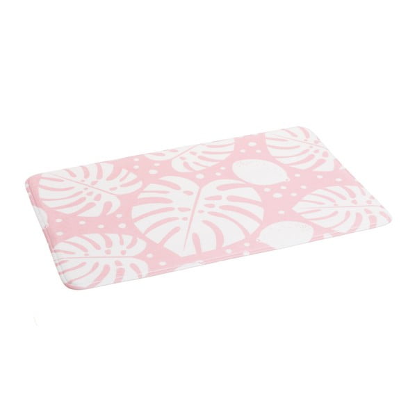 Różowy dywanik łazienkowy z mikrowłókna Unimasa, 70x45 cm