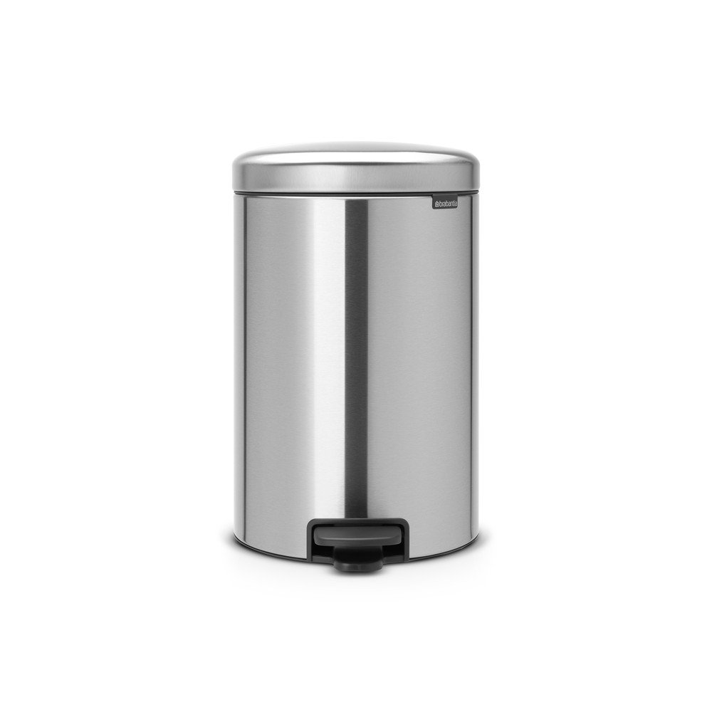 Stalowy kosz na śmieci z pedałem w kolorze matowego srebra 20 l NewIcon – Brabantia