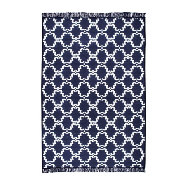 Niebiesko-biały dywan dwustronny Cihan Bilisim Tekstil Risus, 120x180 cm