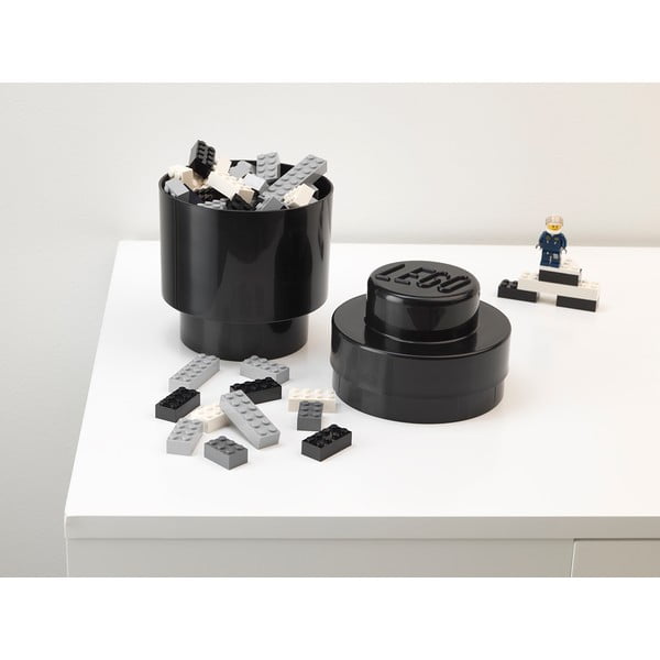 Czarny pojemnik okrągły LEGO®-image-1