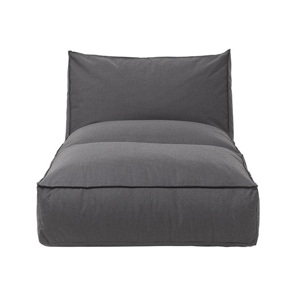 Ciemnoszary leżak ogrodowy Blomus Coal, dł. 190 cm