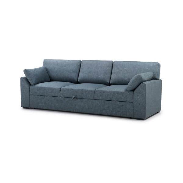 Niebieska rozkładana sofa 233 cm Janson – Scandic-image-2