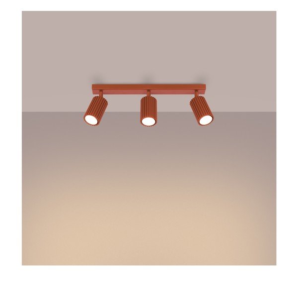 Ceglasta lampa punktowa 6,5x45 cm Gleam – Sollux-image-2