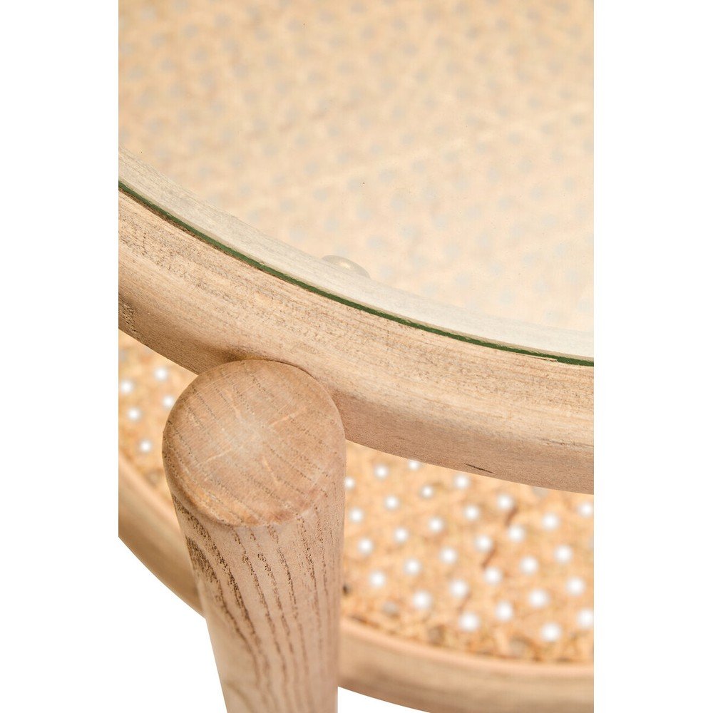 Okrągły stolik ze szklanym blatem ø 57 cm Cebu – Premier Housewares (zdjęcie 11)