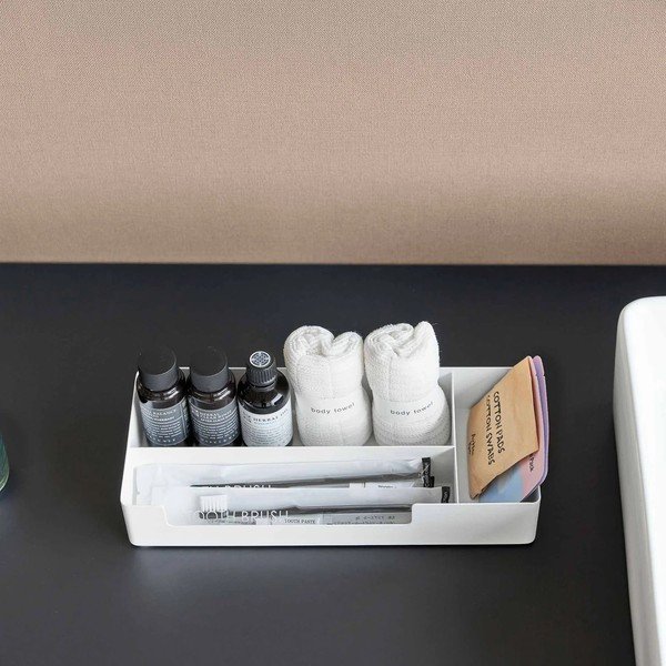 Biały metalowy organizer łazienkowy Amenity – YAMAZAKI-image-1