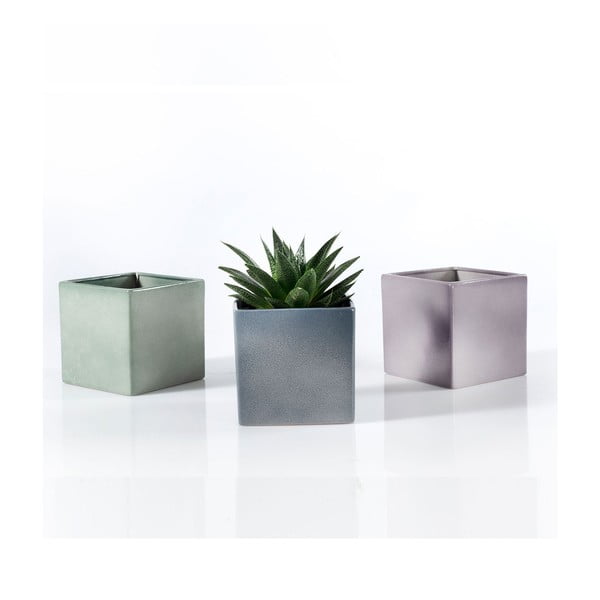 Fioletowa ceramiczna doniczka Big pots Latina, 15 x 15 cm-image-2