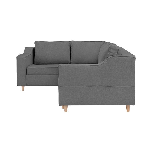 Szara rozkładana 4-osobowa sofa Mazzini Sofas Jonquille, lewostronna-image-4