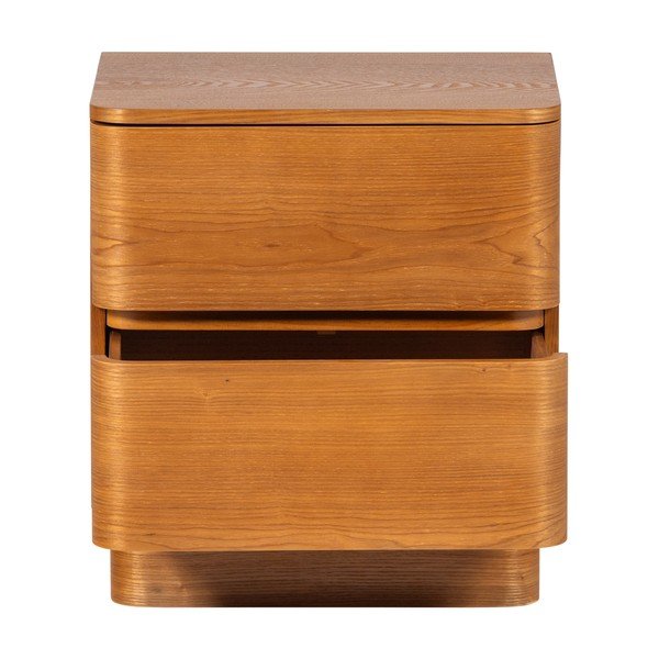 Szafka nocna w naturalnym kolorze Fejo – WOOOD-image-2