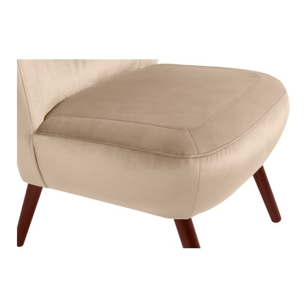 Beżowy fotel Max Winzer Sari Velvet-image-4
