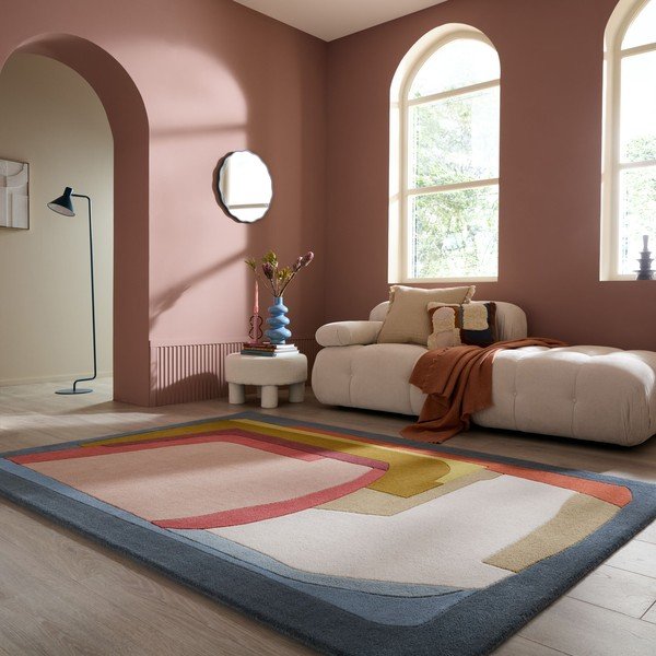 Wełniany dywan tkany ręcznie 140x200 cm Elwin Wool – Flair Rugs-image-1