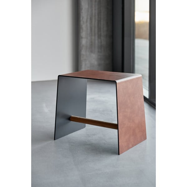 Koniakowy metalowy stołek Bull – LIND DNA-image-2