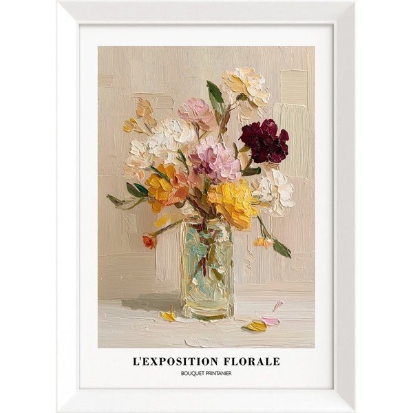 Obraz drukowany z ramą w zestawie 56x75 cm Sunny Bouquet – Styler