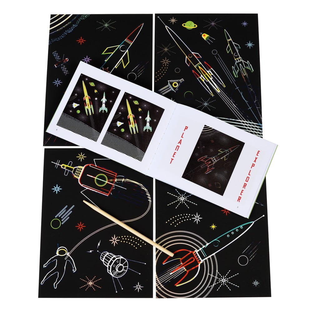 Obrazki do ścierania Space Age – Rex London (zdjęcie 6)