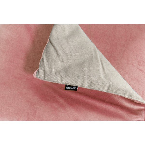 Różowy pikowany koc Hartman Jolie, 130x170 cm-image-1