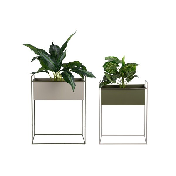 Metalowe kwietniki 2 szt. (wysokość 65 cm) Reina – PT LIVING-image-2