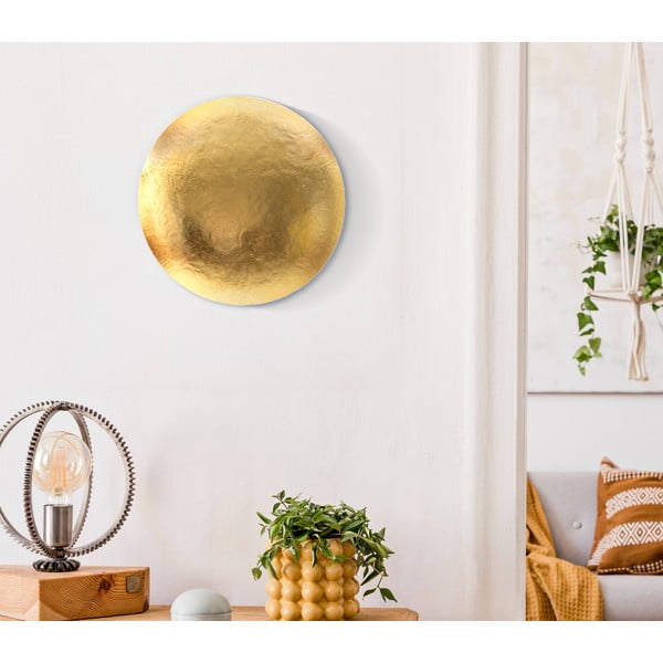 Kinkiet w kolorze złota Goldy Round – Mauro Ferretti-image-1