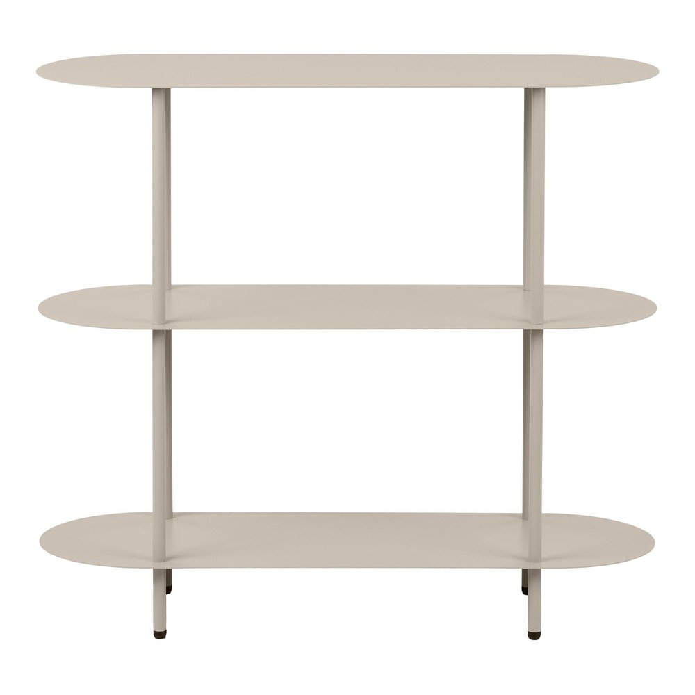 Beżowy metalowy regał 90x81x31 cm Rieti – House Nordic