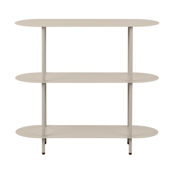 Beżowy metalowy regał 90x81x31 cm Rieti – House Nordic