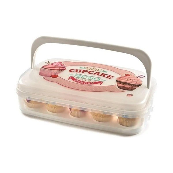 Różowy pojemnik na babeczki/muffiny Snips Sweet-image-3
