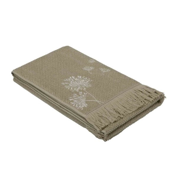 Zielony ręcznik z bawełny Bella Maison Taraxacum, 30x50 cm