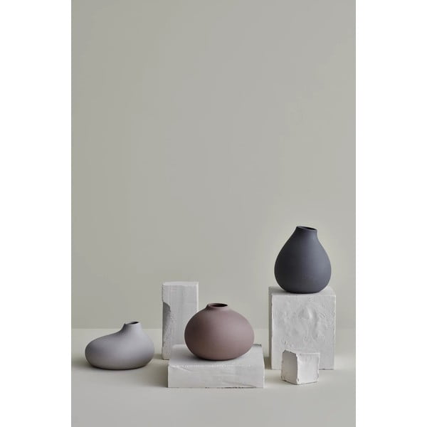Porcelanowe wazony zestaw 3 szt. (wysokość 9 cm) Nona – Blomus-image-1