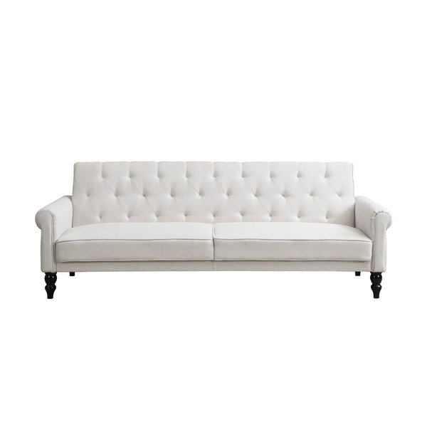 Kremowa częściowo rozkładana/rozkładana sofa 222 cm Tyne – Støraa