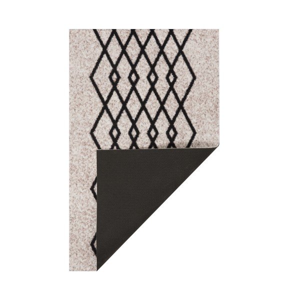 Kremowo-czarny chodnik Zala Living Cook & Clean Waves, 60x180 cm-image-3