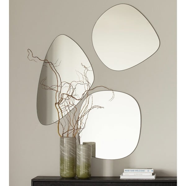 Lustro z czarną ramą WOOOD Philou, 59x60 cm-image-1