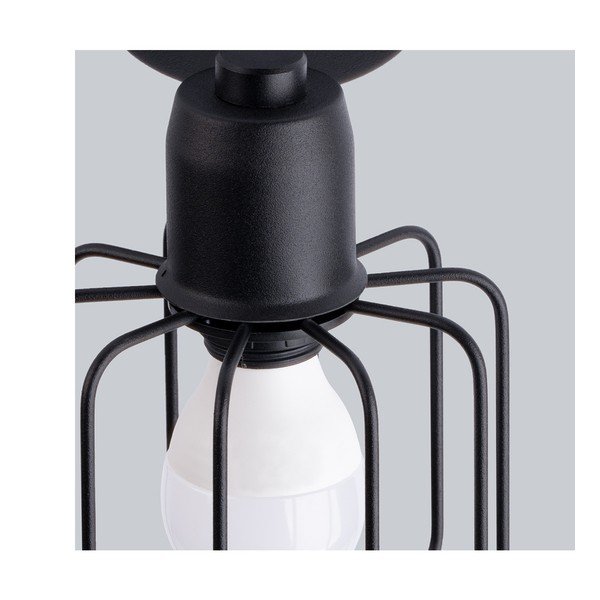 Czarna lampa sufitowa ø 10 cm Salom – Sollux-image-2