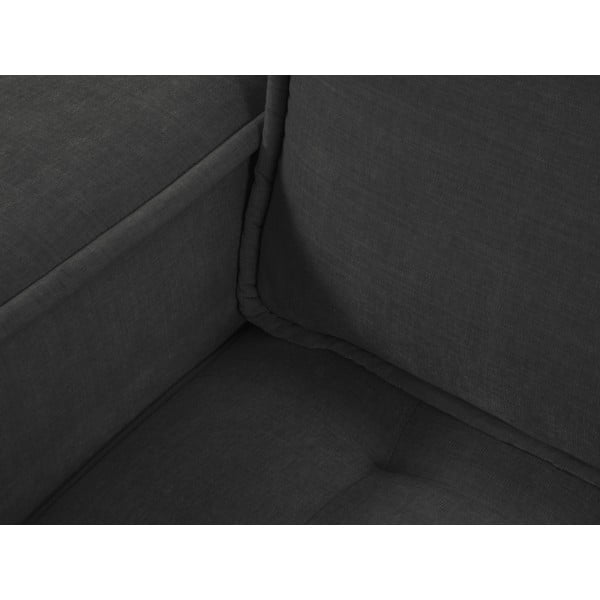 Czarna sofa 212 cm Mike – Micadoni Home-image-1