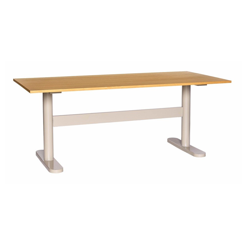 Biurko z blatem w dekorze dębu 90x190 cm Tona – Hübsch