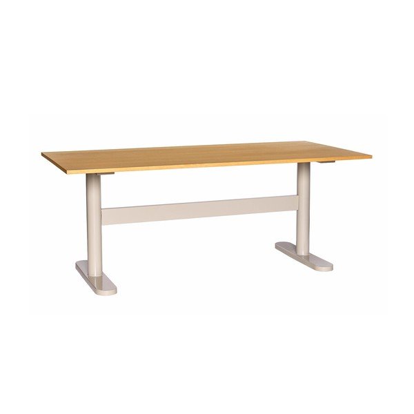 Biurko z blatem w dekorze dębu 90x190 cm Tona – Hübsch