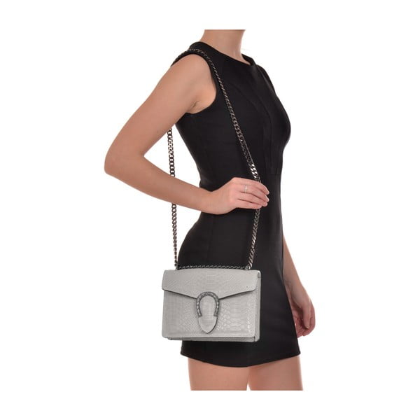 Beżowa skórzana kopertówka Renata Corsi Fiona I-image-4