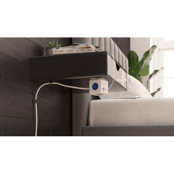 Rozgałęźnik do gniazdka 13 cm PowerCube Extended USB – Cubenest-image-1