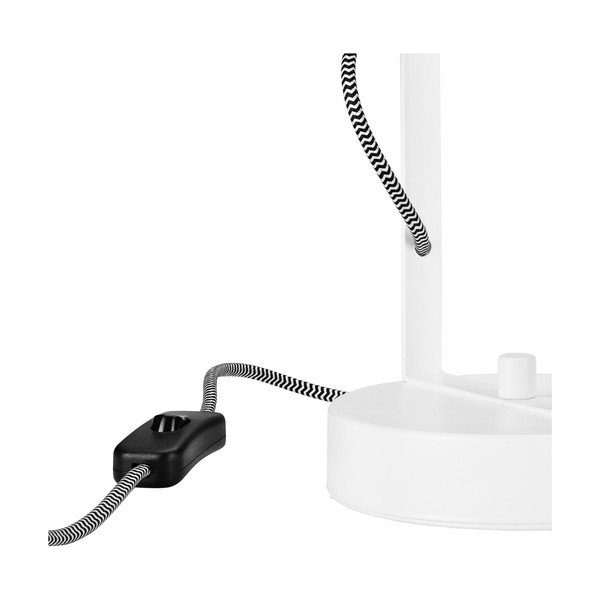 Biała lampa stołowa − LAMKUR-image-4