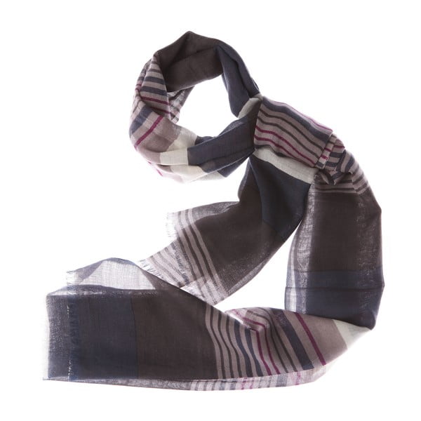 Szalik Bold Stripe Dark, 180x70 cm
