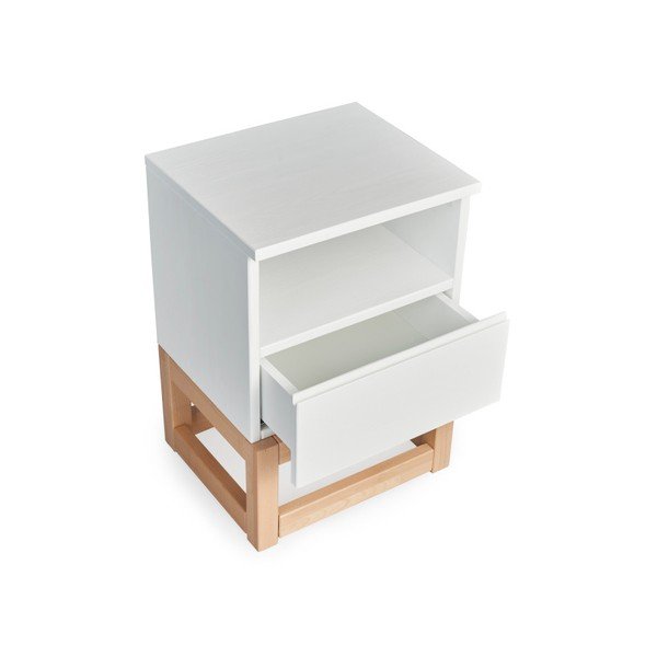 Szafka nocna z litego drewna sosnowego SKANDICA Karin-image-2