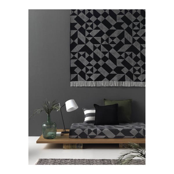 Żółty koc z dodatkiem bawełny Euromant Granite, 140x180 cm-image-2