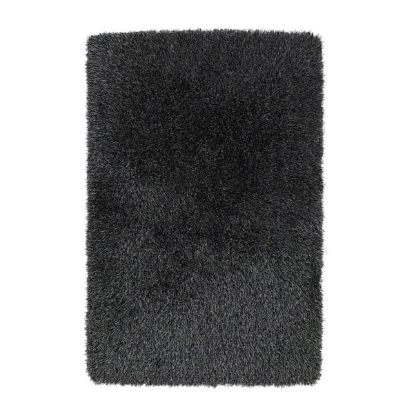 Ciemnoszary ręcznie tkany dywan Think Rugs Monte Carlo Grey, 60x115 cm
