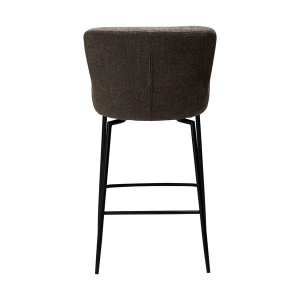 Brązowy tapicerowany hoker (wysokość siedziska 67,5 cm) Glam – DAN-FORM Denmark-image-3