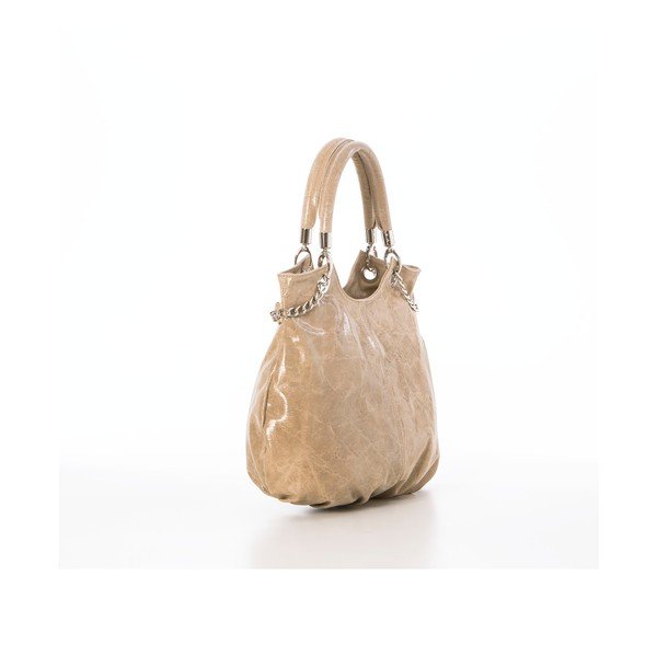 Skórzana torebka Elephant Taupe-image-4